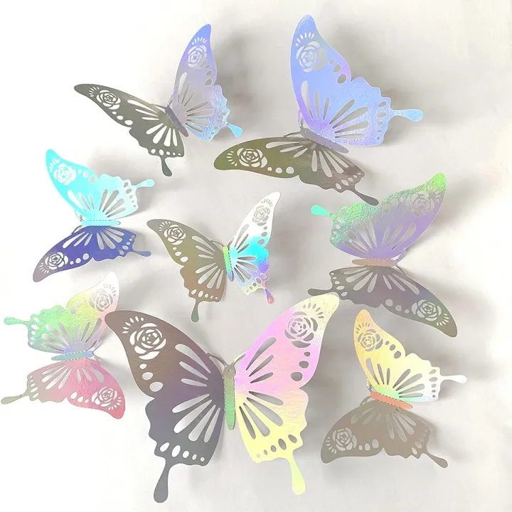 12%20Pcs/set%20-%203D%20Krystal%20%20Butterfly%20Stickers%20for%20home%20decoration,%20Reading%20Room%20,%20Gift%20,Children%20Birthday%20Party%20-%20Image%202