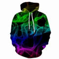 Spring And Autumn Hooded Sweatshirt New Long Hoodies Men Gym Large Size Wolf Pattern 3d Hip Hop Hipster Street Wear Clothing. 