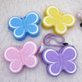 Cute Silica Bow Children's Mini Shoulder Bags Candy Color Baby Girls Coin Purse Handbags Rainbow Strap Kids Crossbody Bag.