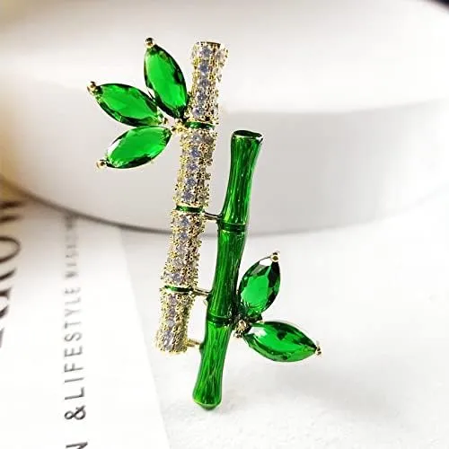 hijab%20pin%20green%20bamboo%20Brooches%20Pin%20Fashion%20Brooch%20Women's%20Pin%20Sweater%20Suit%20Accessories%20Jewelry%20Accessories%20Party%20Gifts%20Brooch%20-%20Image%203