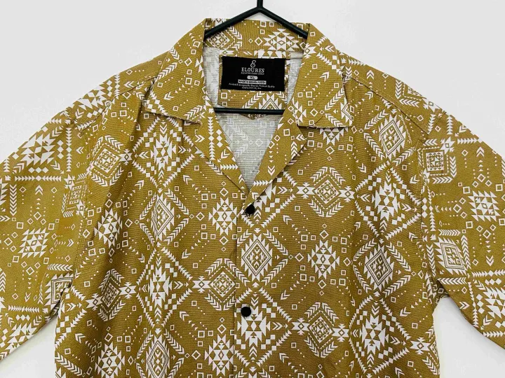 ELOURES%20Exclusive%20Cuban%20Shirt%20Men's%20Long%20Sleeve%20Fashionable%20Casual%20Button-Up%20Top%20-%20Image%202