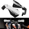 White Universal Motorcycle Handguard Motocross Hand Guard Protector for Motorcycle 22mm Handlebar Protector. 