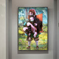 Anime Demon Slayer Poster for Wall Art Wallpaper Kimetsu No Yaiba Picture Print Canvas Painting Home Kawaii Room Decor Aesthetic. 