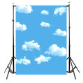 3x5ft Blue Sky White Cloud Photography Backdrop Screen Background Studio Props.