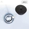 2x Kitchen Sink Stopper, Universal Garbage Disposal Plug Diameter 4.56cm-4.2cm, Bath Plug Sink Plug for Laundry Hotel, Tub Bathroom. 