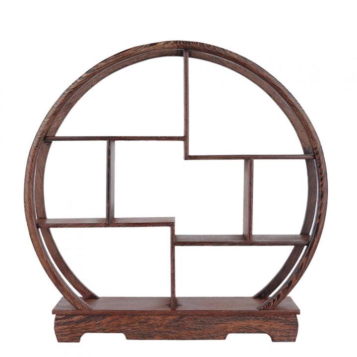Home Carving Crafts Rack Antique Display Rack Flower Pot Rack Desk Decoration