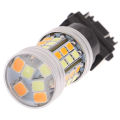 2Pcs 3157 LED Amber White Rear Turn Signal Parking High Power Light Bulbs. 