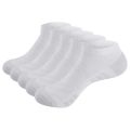 YUEDGE Men And Women Moisture Wick Cotton Low Cut Ankle Socks Sneaker Short Socks 5 Pair Lot 34-46 EU. 