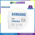 【Ready Stock+FREE Shipping+COD】Samsung 32GB / 64GB / 128GB / 256GB PRO Endurance micro SD Memory Card for Video/CCTV Monitoring. 