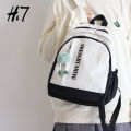 H7 New Mini Backpack Versatile College Student Small Bookbag Mori Style Mummy Bag Ladies Travel Trip Backpack.