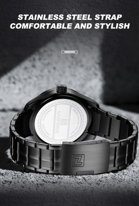 NAVIFORCE%208032%20%20Alloy%20Quartz%20watches%20Stainless%20Steel%20strap%20with%2030m%20water%20resistance%20wristwatch%20For%20Men%20Casual-%20Black%20-%20Image%206