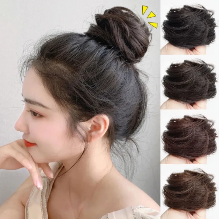 Women%20Synthetic%20Hair%20Bun%20Scrunchy%20False%20Hair%20Pieces%20Messy%20Curly%20Hair%20Band%20Rubber%20Band%20Elastic%20Hair%20Extension%20Curly%20Chignon%20Natural%20Wig%20-%20Image%205