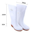 Waterproof and non-slip food factory high-top labor protection shoes, food hygiene boots, men's and women's mid-barrel safety shoes, rain boots, labor protection water boots.