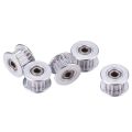 10Pcs GT2 Pulley 6mm Width GT2 Idler Pulley Bore 3mm Aluminum Timing Pulleys 16 Teeth Synchronous Wheel 3D Printer Timing Belt. 