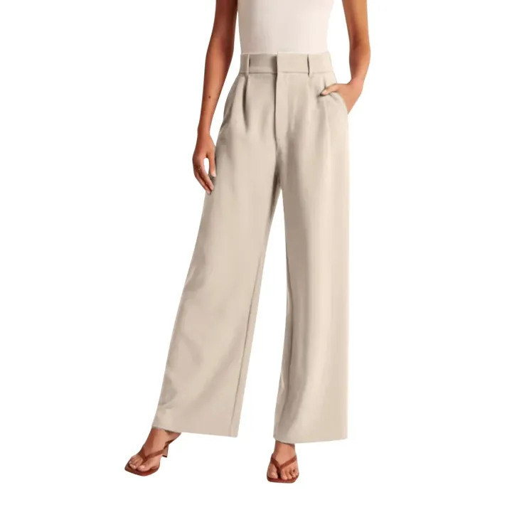 Womens%20Palazzo%20Pants%20For%20Women%20Casual%20wear%20Wide%20Leg%20Pants%20Work%20Business%20High%20Waisted%20Dress%20Pants%20Flowy%20Trousers%20Office%20Dress%20Pants%20Womens%20Suits%20Black%20M%20-%20Image%203