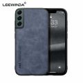 xprmy for Samsung Galaxy S30 Ultra/S21 Ultra Phone Case Luxury Leather Skin Sensing TPU Wrap Back Cover.