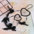 1x Feather Dream Catcher Wind Chimes Car Interior Wall Dreamcatcher Ornaments Cologo. 