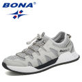 BONA New Designers Mesh Running Shoes Men 46 Large Size Sneakers Walking Jogging Casual Shoes Man Athletic Fotwear Trendy Superman. 