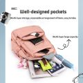 Schoolbag For Girls Large Capacity Backpack Nylon Waterproof Backpack College And High School Schoolbag Literary Women Backpack. 