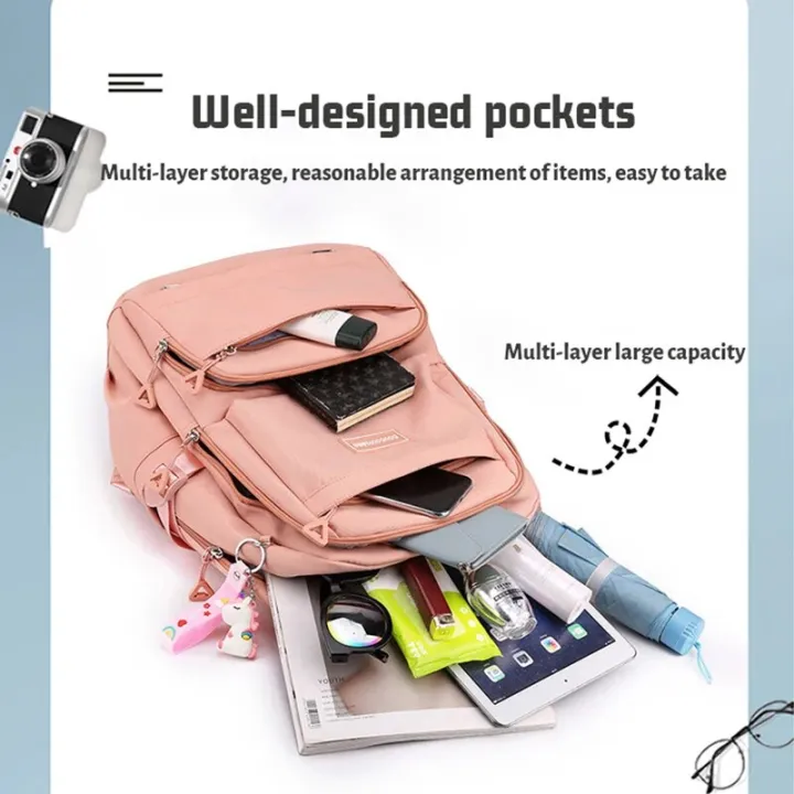 Schoolbag%20For%20Girls%20Large%20Capacity%20Backpack%20Nylon%20Waterproof%20Backpack%20College%20And%20High%20School%20Schoolbag%20Literary%20Women%20Backpack%20-%20Image%205