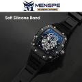 MENSPE Men Watch Sports Wrist Watch Waterproof Simple Sport Watch Outdoor Swimming Men's Watch Dial Calendar Luminous Pointer Wrist Watches Multi-function Sports Watch. 