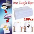 10PCS A4 Sublimation Heat Transfer Paper For Inkjet Printer DIY T Shirt Clothes Bag Cup Ceramics Thermal Transfer Papers. 