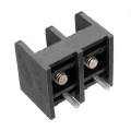10Pcs 2 Pin 8.25mm Barrier Screw Terminal Blocks Connectors Black. 