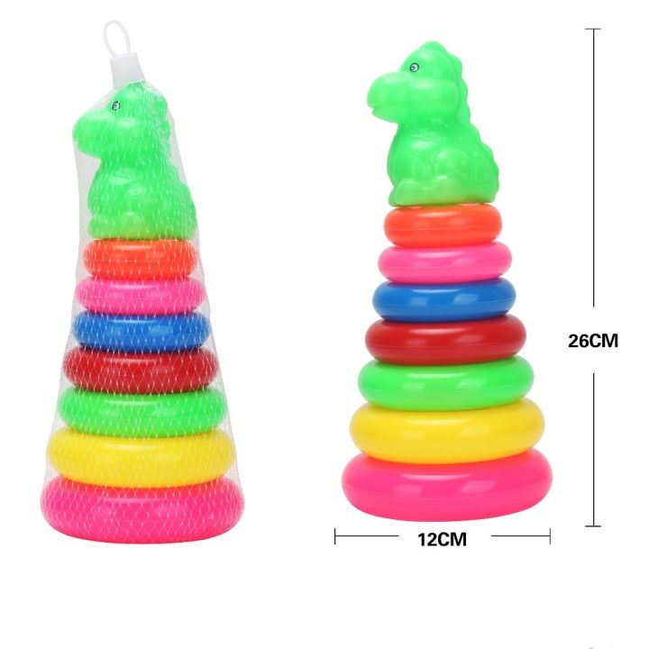 Rainbow%20Tower%20Baby%20Toys%20And%20Toddlers%20Early%20Montessori%20Puzzle%20Game%20Stacking%20Circle%20Dinosaur%20Pyramid%20Color%20Cognition%20Kid%20Gifts%20-%20Image%203