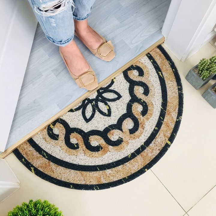 Semi-Circle%20Doormat,%20Anti%20Slip%20Marble%20Pattern%20Half%20Moon%20PVC%20Floor%20Mat,30X60cm%20-%20Image%204