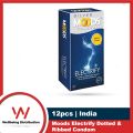 Moods Electrify,  Dotted , Ribbed Condom 12pcs Pack | Strawberry , Chocolate , Grape, Ultra Thin, Joyride Condom 12pcs | India. 