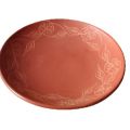 Clay plate 2 pieces Matir plate. Clay Round Plate. Natural Clay Decorative Plate. Handmade round Clay Plate..