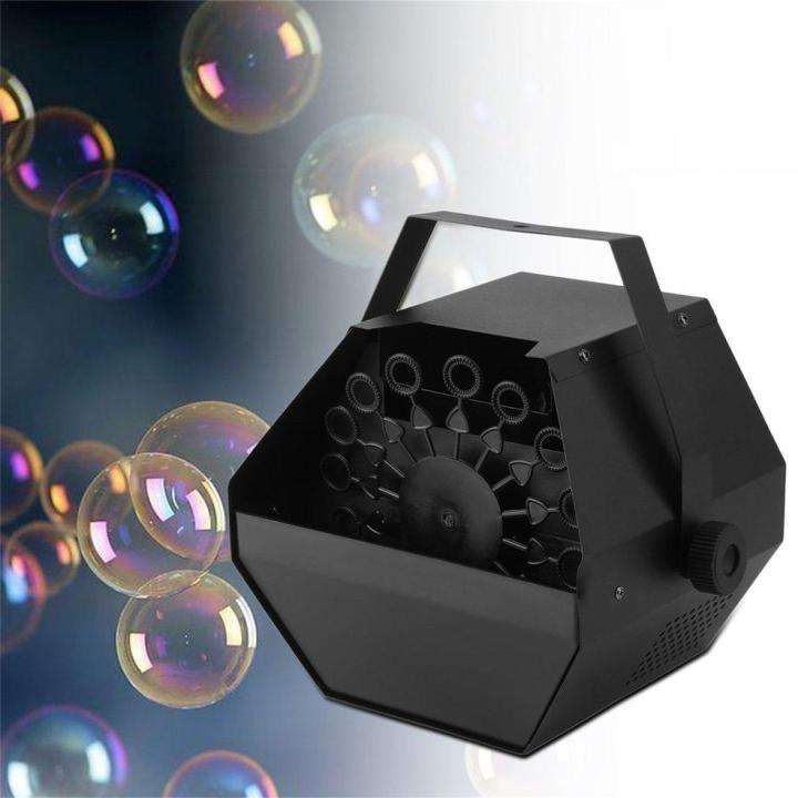 NYT Ma Automatic Mini Magic Bubble Machine Blower Maker Disco Dancing Wedding Party