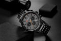 CURREN 8315 Men Wristwatch Waterresist Sport Chronograph Male Casual Stainless Steel Men Quartz Watch-Black. 