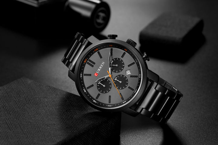 CURREN%208315%20Men%20Wristwatch%20Waterresist%20Sport%20Chronograph%20Male%20Casual%20Stainless%20Steel%20Men%20Quartz%20Watch-Black%20-%20Image%203