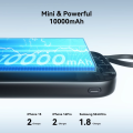 JOYROOM JR-PBF17 PD 22.5W Fast Charging 10000mAh High Capacity Power Bank with Type C Cable. 