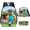 MINECRAFT Pupil Schoolbag My World Game Peripheral Backpack. 