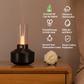 DQ708 Simulation Candle Light Aroma Diffuser USB Air Humidifier with Night Light (150ml) original product. 