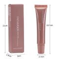 1pcs Soft Tube Mirror Lip Gloss Lip Oil Nude Brown Plumping Lip Gloss Moisturising Transparent Lipgloss Beauty Cosmetics Makeup. 