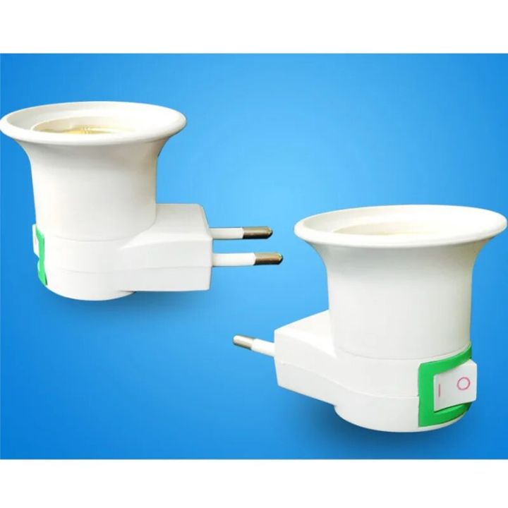 1PC%20Hot%20Sell%20Professional%20Practical%20White%20E27%20LED%20Light%20Socket%20To%20EU%20Plug%20Holder%20Adapter%20Converter%20ON/OFF%20For%20Bulb%20Lamp%20-%20Image%202