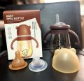 3in1 Package 240ml Nano Color With Handle Wide-Neck Feeding Bottle -1pcs. 