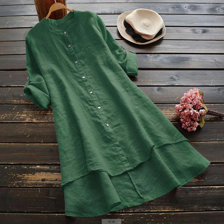 Women's%20Autumn%20O-Neck%20Cotton%20Linen%20Baggy%20T-Shirt%20Tops%20Clothes%20Oversized%20Ladies%20Casual%20Blouse%20Tee%20Clothing%20L-5XL%20Plus%20Size%202023%20-%20Image%206