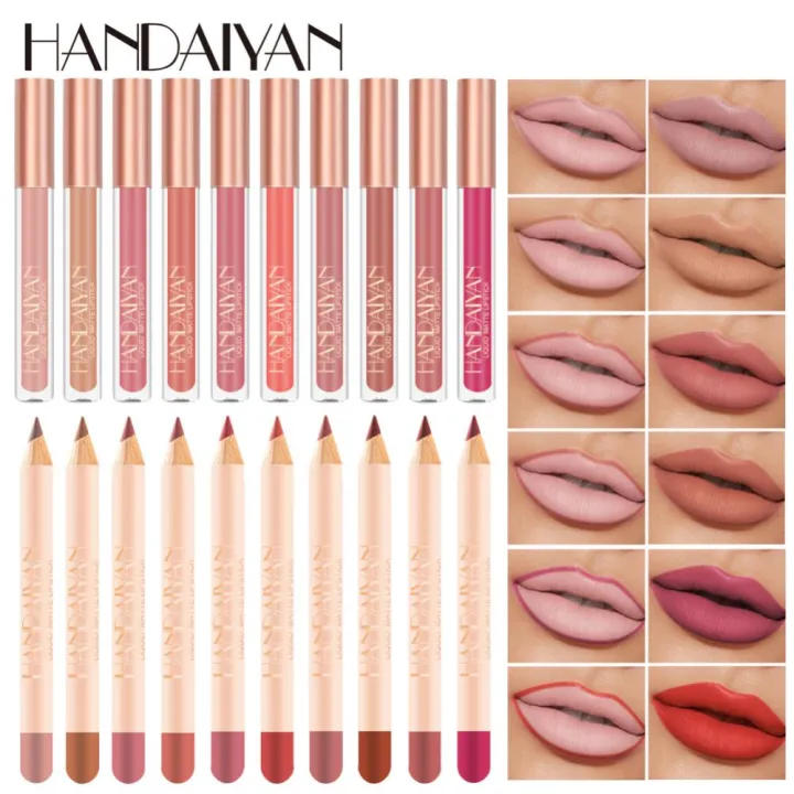 2pcs%20Matte%20Lip%20Liner%20Lip%20Glaze%20Set%20Lasting%20Color%20Lip%20Gloss%20High%20Pigment%20Lip%20Tinted%20Red%20Durable%20Non-stick%20Cup%20Lipstick%20Waterproof%20FeeoiF%20-%20Image%206