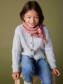 Girls Loose Fitting Soft Knit Winter Cardigan From Levin. 