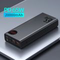 Baseus 65W Power Bank 20000mAh Portable Charging Powerbank Mobile Phone External Battery PD QC 3.0 Charger 22.5W For iphone.