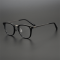 Pure Titanium Japanese Handmade Eyeglasses Frame Women Retro Full Rim Optical Eyewear Prescription Vintage Myopia Glasses Men. 