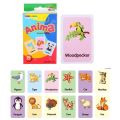 Animal flash cards - Multi Color.