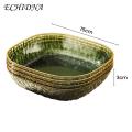 Multi-functional Plate for Serving Display Purposes Stylish Translucent Storage Plate Multi-function Spit Bone Dish for Home Supplies Light Luxury Style Perfect for Southeast Asian Buyers Plate.