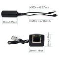 Micro-USB POE Splitter 48V to 5V2A/3A Mini USB Power Supply National Standard with Smart Phone Charging.