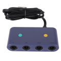 Game Controller Converter 3 in 1 Game Controller Adapter Enhance Gaming Experience Turbo Boost Function for PC. 