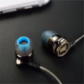 QKZ DM7 Zinc Alloy In Ear HiFi Earphone Stereo Bass -Gray.